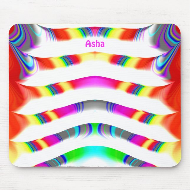 Mousepad ASHA ~ Pop- pirulito multicolorido ~ (Frente)