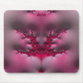 Mousepad ASHA ~ Rosa e Branco