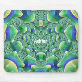 Mousepad ASHTON ~ Zany Verde, Amarelo e Azul