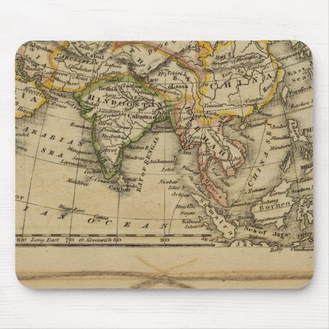 Mousepad Ásia, África (Frente)