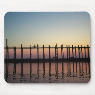 Mousepad Ásia, Birmânia (Mianmar) Silhueta de U Bien's
