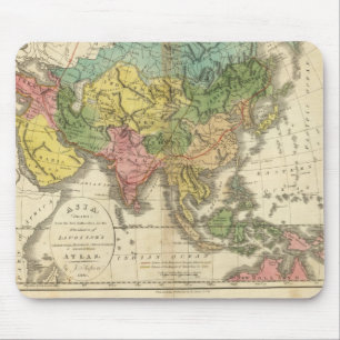 Mousepad Ásia e Império de Genghis Kahn
