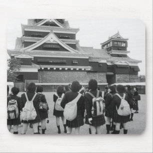 Mousepad Ásia, Japão, Kumamoto. Crianças na escola em