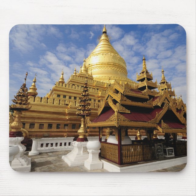 Mousepad Ásia, Myanmar (Birmânia), Bagan (Pagan). O Shwe 2 (Frente)