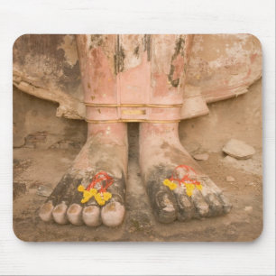Mousepad Ásia Tailândia, Sukhothai, pés de Buda e