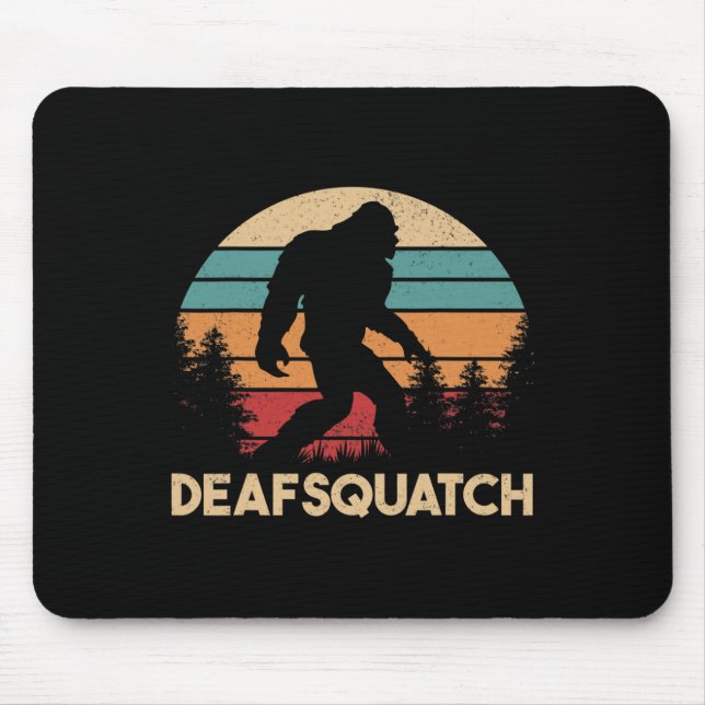 Mousepad Asl Deaf Awareness Hearing Loss Sign Language And  (Frente)