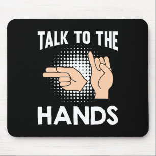 Mousepad ASL Fale com as Mãos - Língua de Sinais Americana