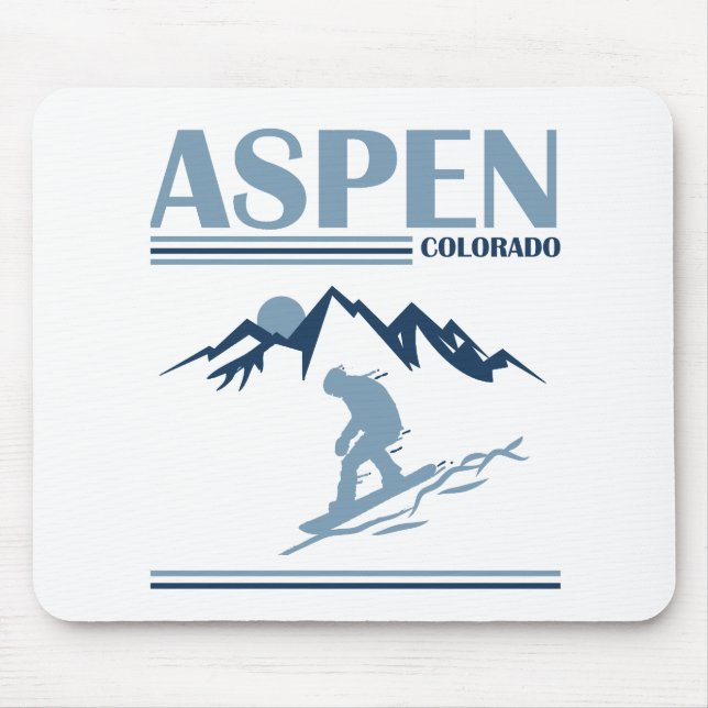 Mousepad Aspen Colorado ski (Frente)