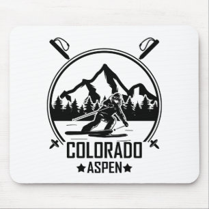 Mousepad Aspen Colorado Ski
