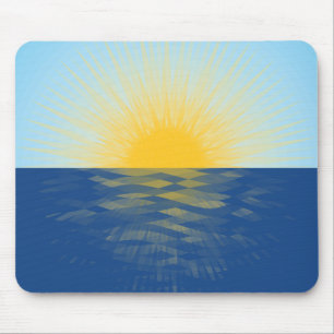 Mousepad Assalto do Sol sobre os Novos Começos do Oceano