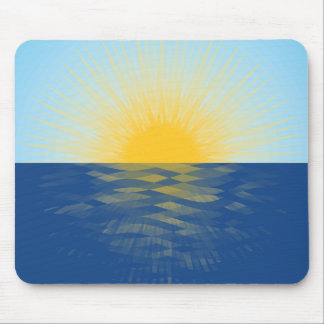 Mousepad Assalto do Sol sobre os Novos Começos do Oceano