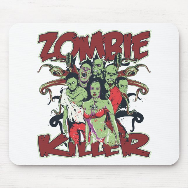 Mousepad Assassino do zombi (Frente)