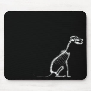 MOUSEPAD ASSENTO DO ESQUELETO DO CÃO DE FILHOTE DE CACHORR