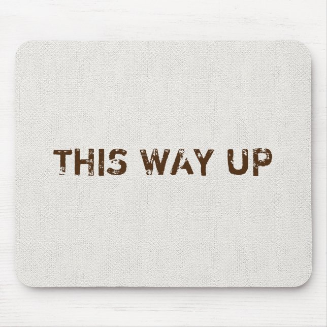 Mousepad Assim, a textura da Canvas para cima (Frente)
