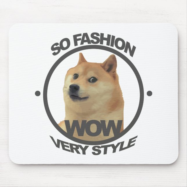 Mousepad Assim forma, assim Doge (Frente)