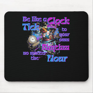 Mousepad Assinalar O Seu Próprio Design De Relógio De Ritmo