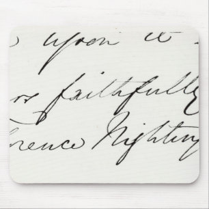 Mousepad Assinatura de Florence Nightingale