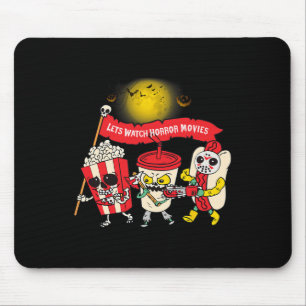Mousepad Assista Filmes Horrores Halloween Engraçado Esquel