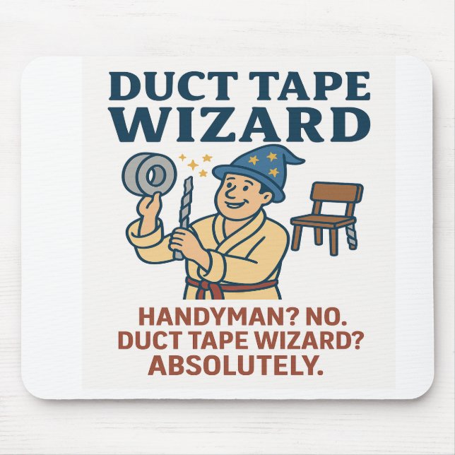 Mousepad Assistente de Fita Duto (Frente)