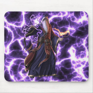 Mousepad Assistente de Relâmpago Roxo