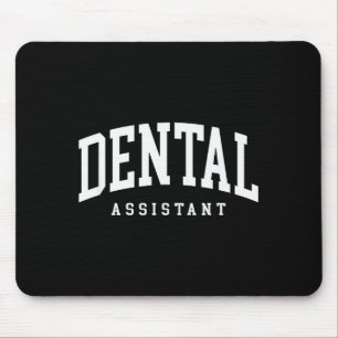 Mousepad Assistente dental certificada engraçada higienista