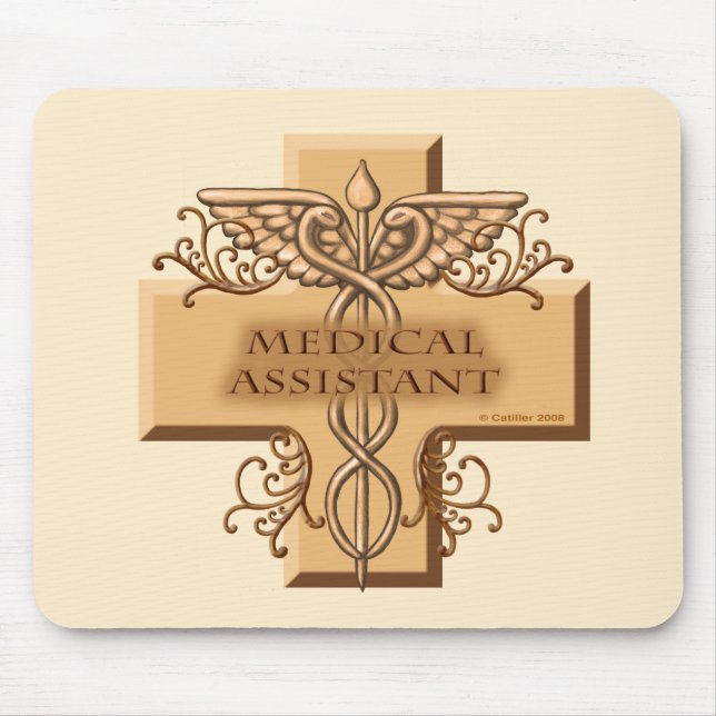 Mousepad Assistente Médico Caduceu (Frente)