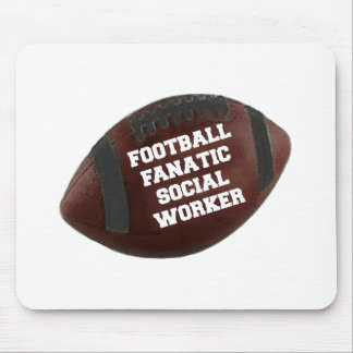 Mousepad Assistente Social Fanático por Futebol