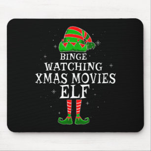 Mousepad Assistir Maratonas de Filmes de Natal Elfo Corresp