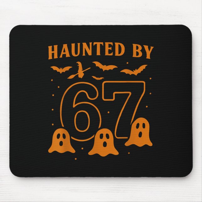 Mousepad Assombrado Pelo Gráfico de Fantasma do Halloween M (Frente)