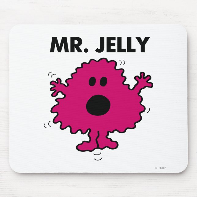 Mousepad Assustado e Nervoso Sr. Jelly (Frente)