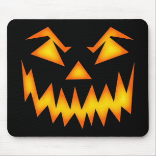 Mousepad Assustador Jack O Lanterna Face