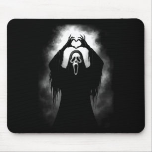 Mousepad Assustador Rosto Assustador Mãos do Coração Fantas