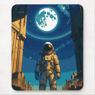 Mousepad Astronaut Beneath the Celestial Gate