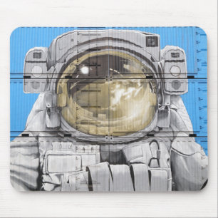 Mousepad Astronauta Arte Urbana Muro do Astronauta