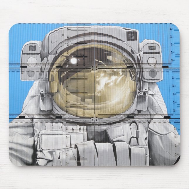 Mousepad Astronauta Arte Urbana Muro do Astronauta (Frente)