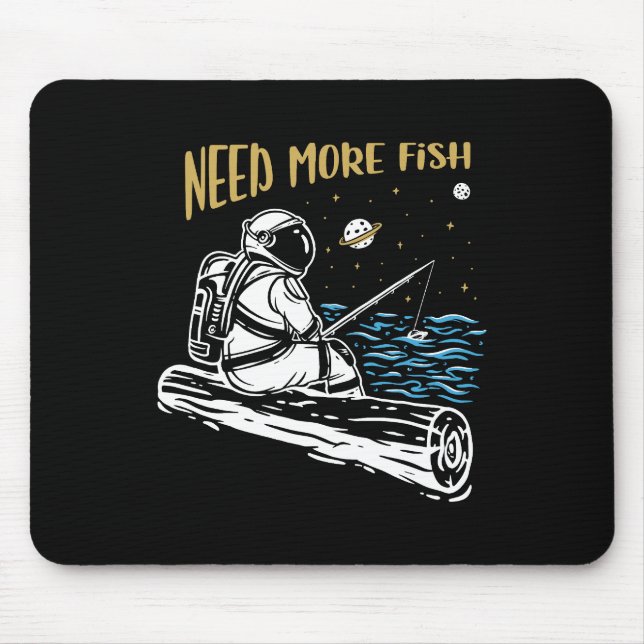 Mousepad Astronauta de Pesca (Frente)