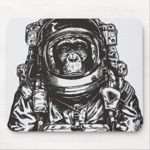 Mousepad Astronauta do macaco
