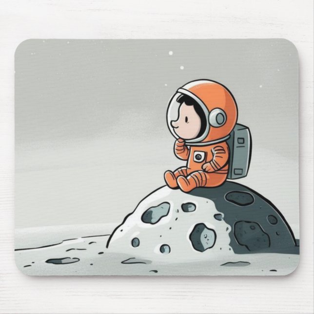 MOUSEPAD ASTRONAUTA NA LUA DE LUNAR (Frente)