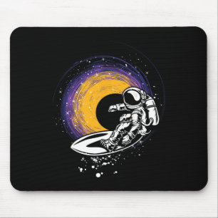 Mousepad Astronauta Surfista - Planetas da Galáxia Espaço E