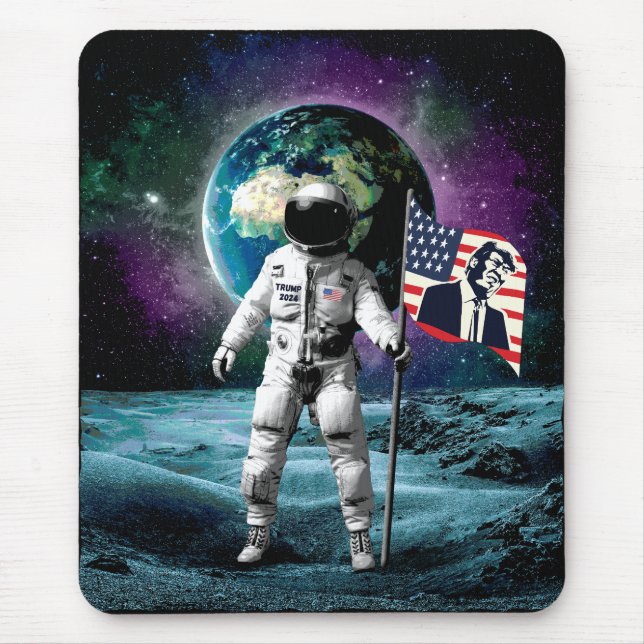 Mousepad Astronautas para o Convite Trump 2024 (Frente)