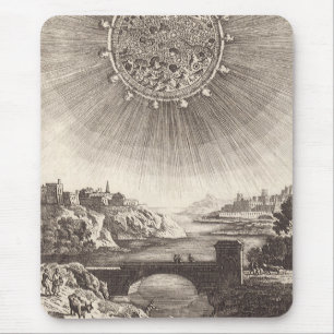 Mousepad Astronomia Antiga Céu com Sol por Allain Mallet
