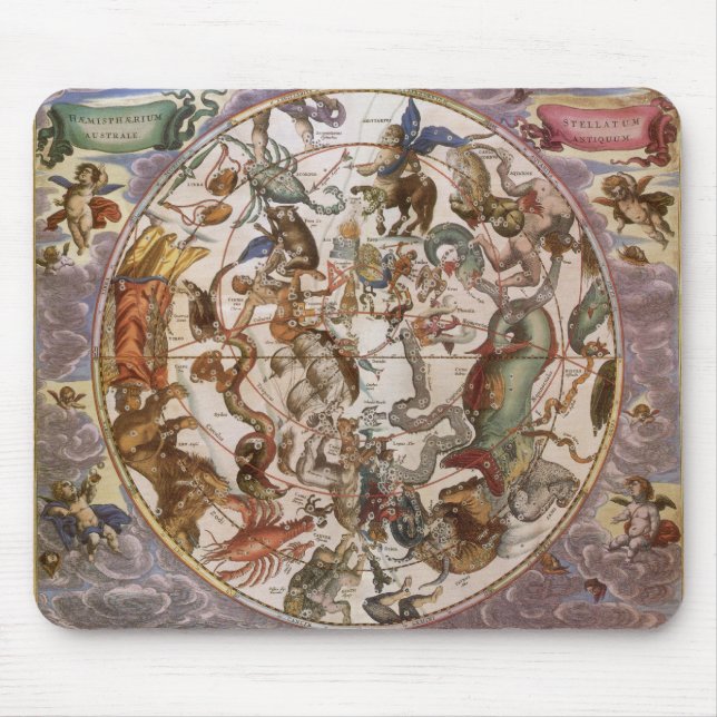 Mousepad Astronomia Clássica, Constelações do Céu Austral (Frente)