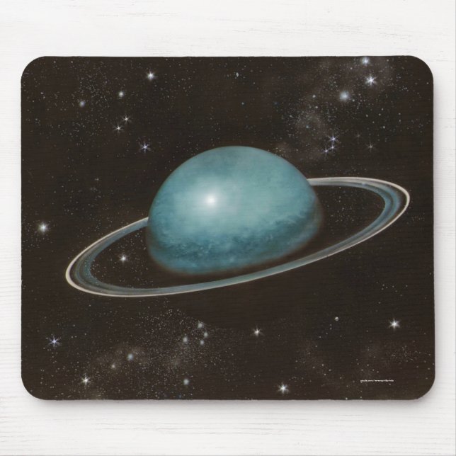 Mousepad Astronomia Imagem Planetária Urano (Frente)