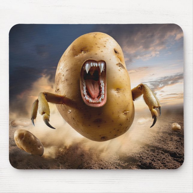 Mousepad Atacar Tater Em Movimento (Frente)