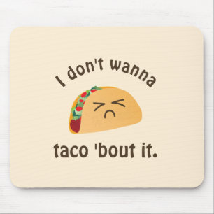 Mousepad Ataque do Taco 'ele humor engraçado da chalaça d