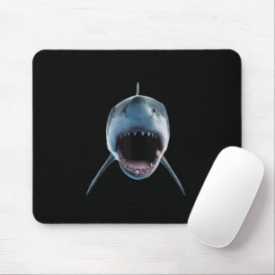 Mousepad Ataque realista a tubarões brancos de excelente pa