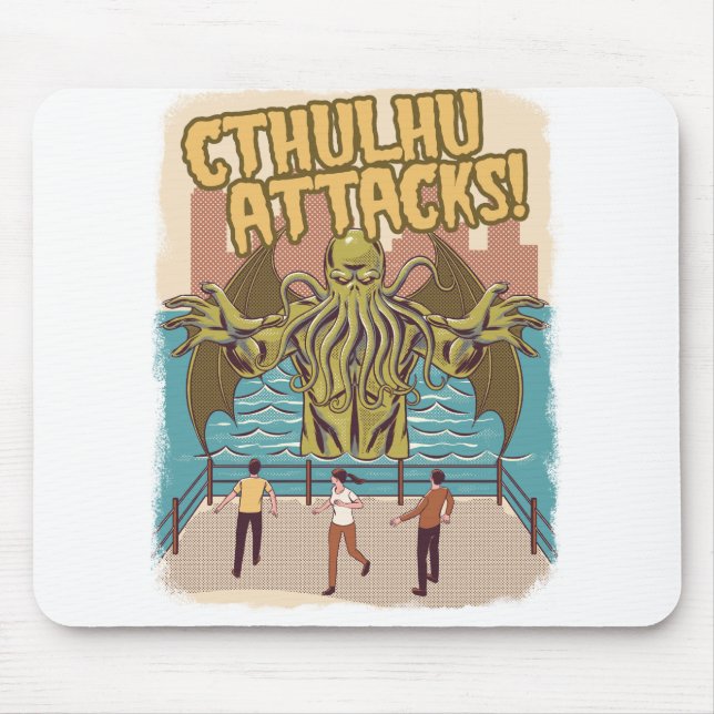 Mousepad Ataques de Cthulhu! (Frente)