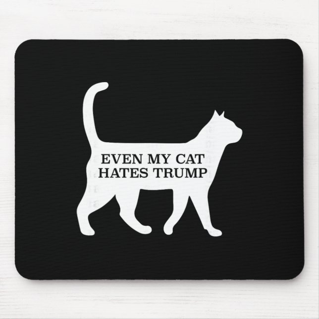 Mousepad Até meu gato odeia Trump (Frente)