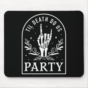 Mousepad Até que a Morte nos Separe Festa Retro de Hallowee