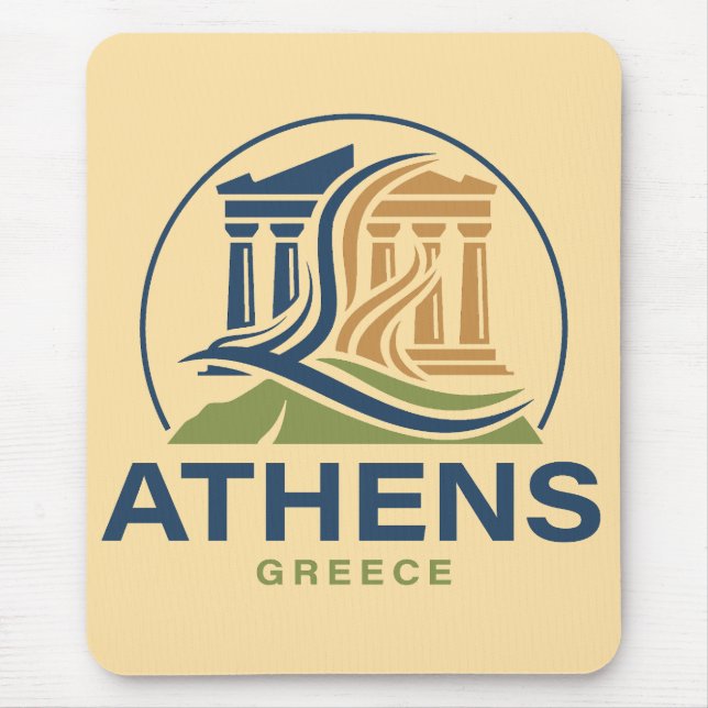 Mousepad Atenas Grécia Acrópole Partenon (Frente)